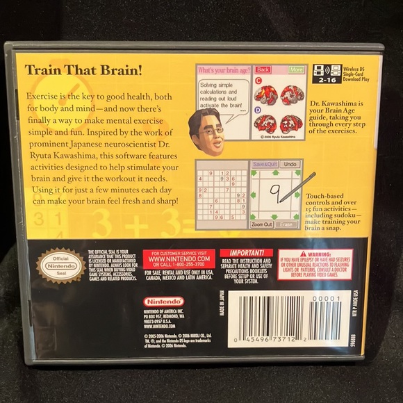 Brain Age - Nintendo DS game - Picture 2 of 4